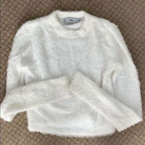 Adika Fuzzy Cropped Sweater